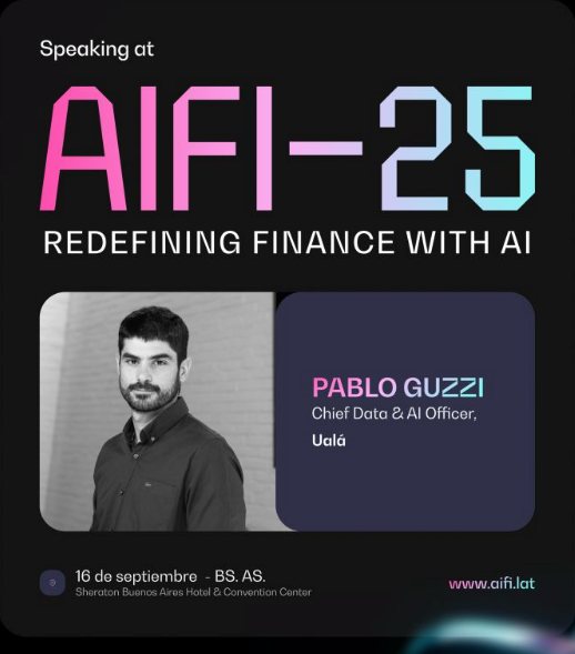 Placa de speaker de Pablo Guzzi en AIFI-25, Buenos Aires